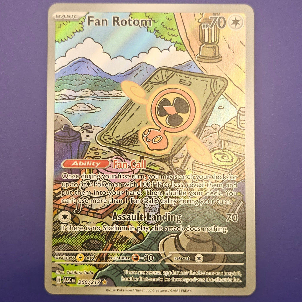 Fan Rotom 250/217 — Illustration Rare — Inglés
