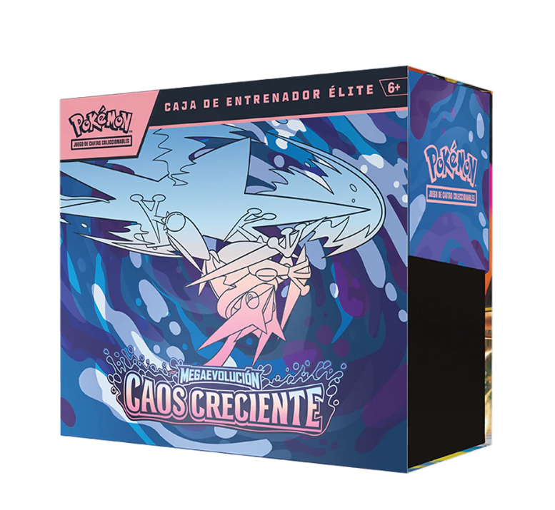 Pokémon TCG Mega Evolución: Chaos Rising — Elite Trainer Box (ESP)