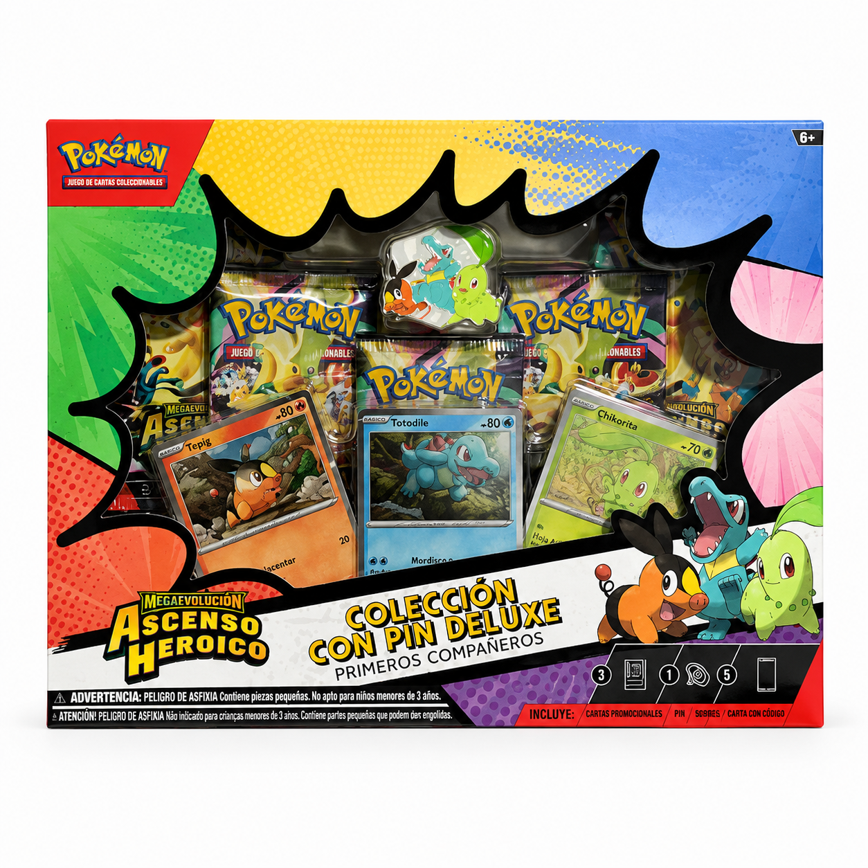 Colección con Pin Deluxe Primeros Compañeros – Ascenso Heroico ESP