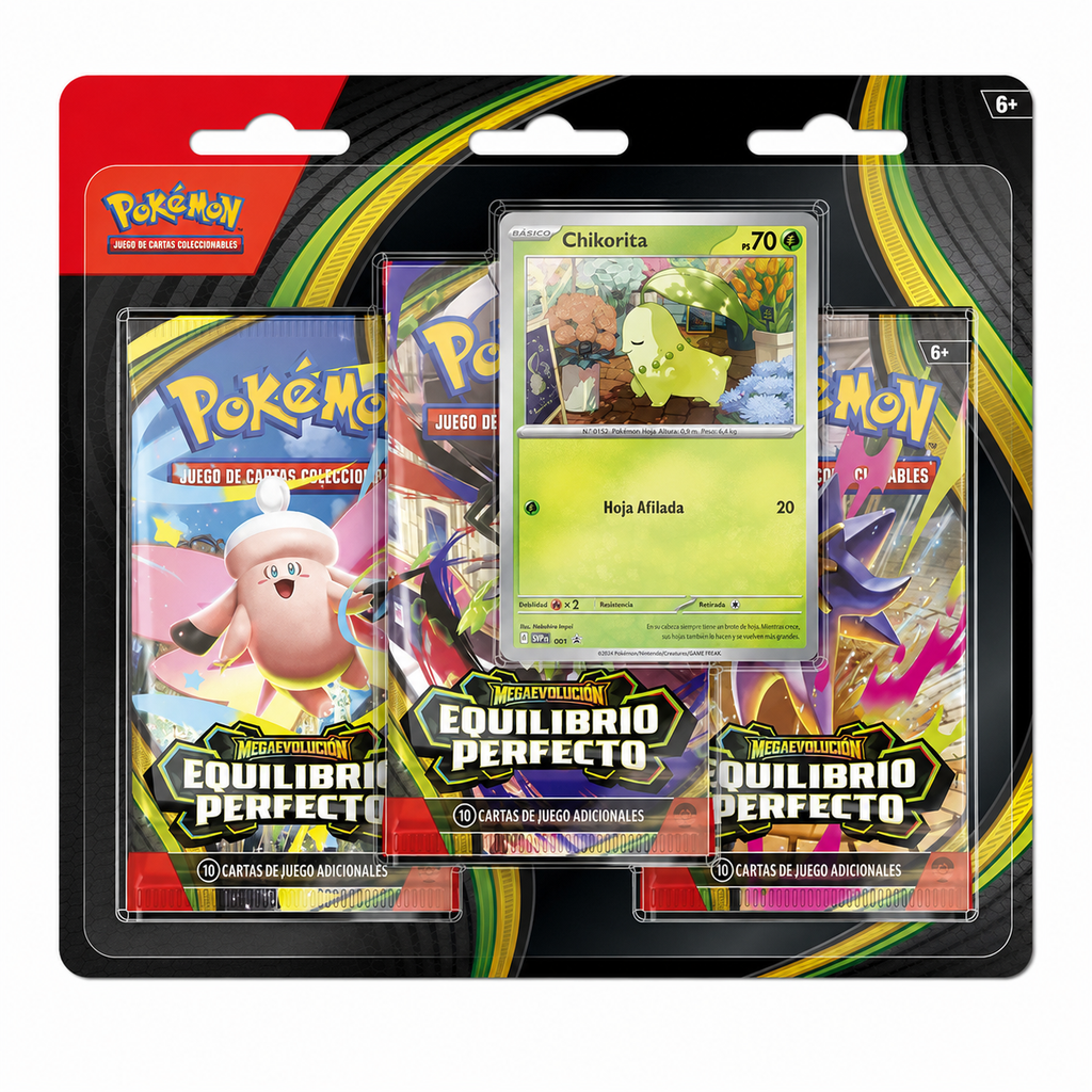 Blister Pokémon TCG Megaevolución: Equilibrio Perfecto