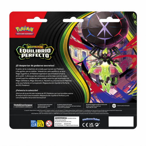 Blister Pokémon TCG Megaevolución: Equilibrio Perfecto
