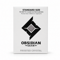 Obsidian Gear Frosted Crystal Matte Clear Outer Sleeves Standard Size