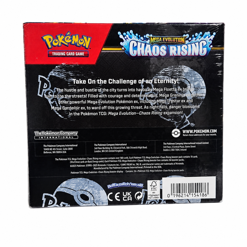 Pokémon TCG Mega Evolution: Chaos Rising — Booster Display (ENG)