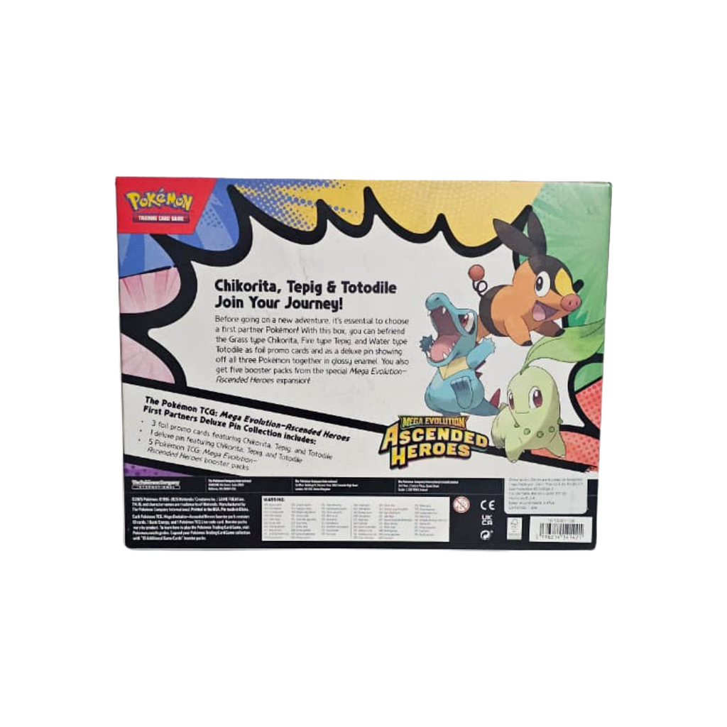 Pokémon TCG Mega Evolution: Ascended Heroes — First Partners Deluxe Pin Collection (ENG)