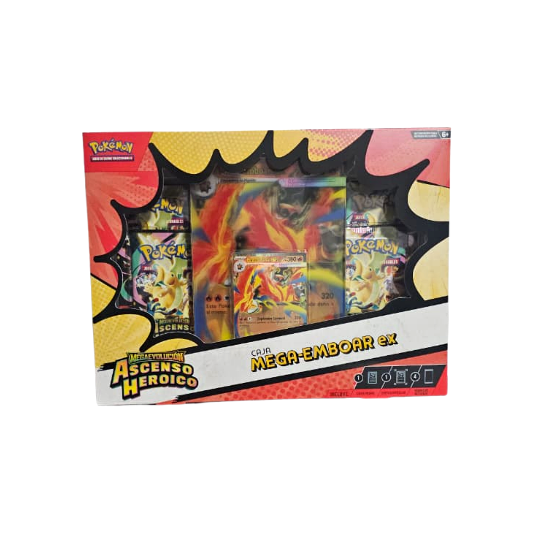 Caja Pokémon TCG Megaevolución: Ascenso Heroico (ESP)