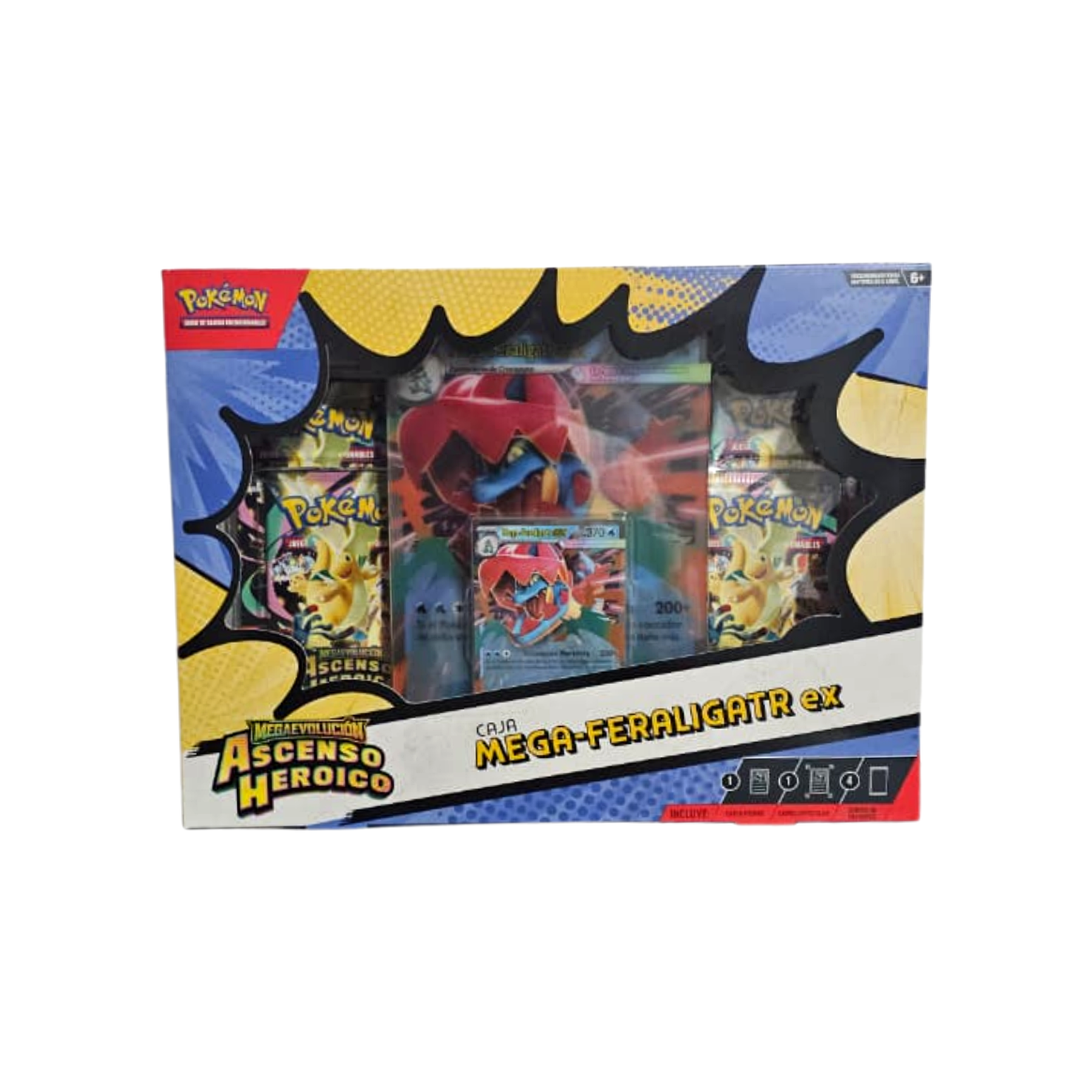 Caja Pokémon TCG Megaevolución: Ascenso Heroico (ESP)